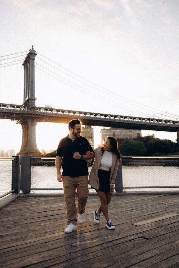 Caminando en el boardwalk